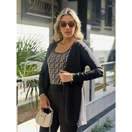 Lucky Life Kadın Uzun Kollukrep üçlü Takım