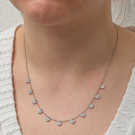 Lucky Life Gümüş Kalpli Şans Kadın Kolye