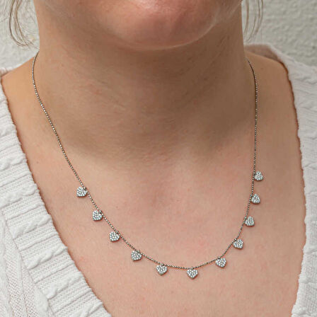 Lucky Life Gümüş Kalpli Şans Kadın Kolye