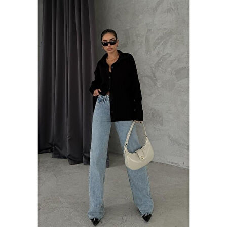 Anya Oversize Gabardin Ceket -