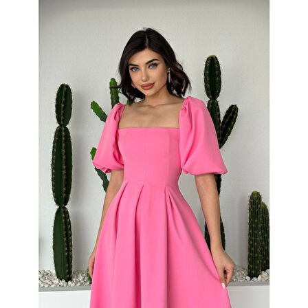 Lucky Life Kadın Benjamin Çan Etekli Midi Boy Elbise