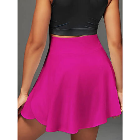 Lucky Life Kadın Yüksek Bel Cepli Sandy Short Etek