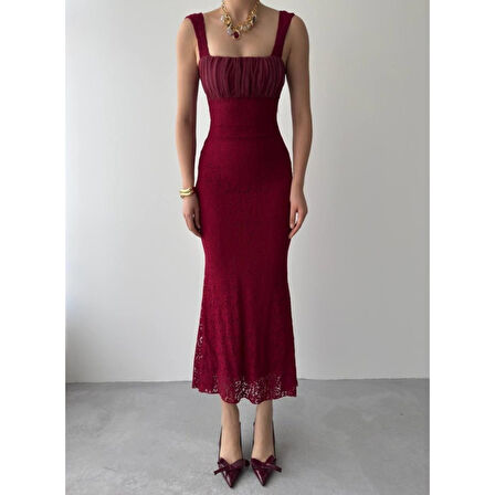 Lucky Life Kadın Dagı Balık Elbise