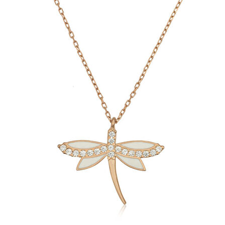 Gümüş Rose Yusufçuk Kadın Kolye