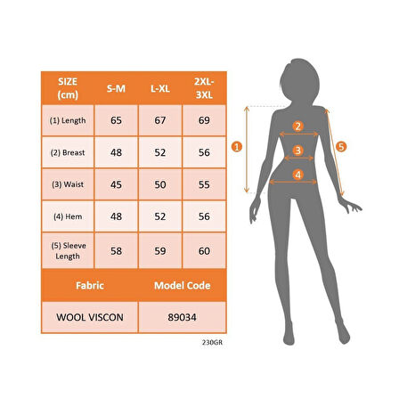 Lucky Life Kadın Uzun Kollu V Yakalı Yandan Düğmeli Yün Viskon Bluz