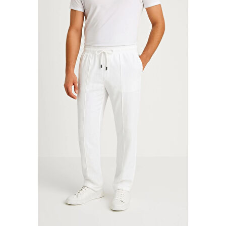 Lucky Life Erkek Keten Pantolon