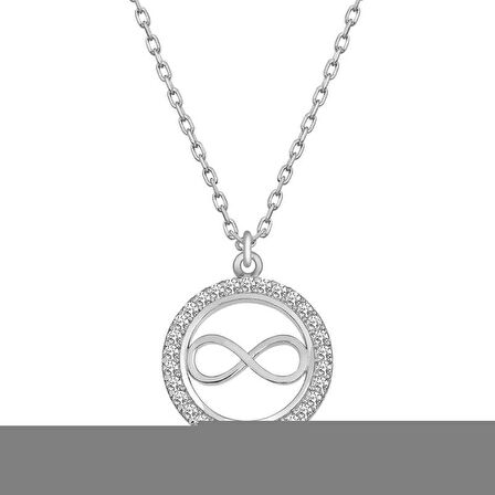 Gümüş Minik Sonsuzluk Kadın Kolye