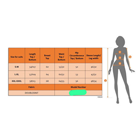Lucky Life Kadın Uzun Kollu Nope Baskılı Beli Ribanalı Ikili Takım
