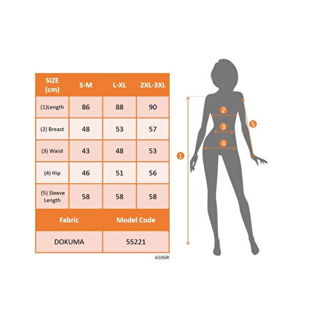 Lucky Life Kadın Uzun Kollu Yakalı önden Düğmeli Dokuma Ceket