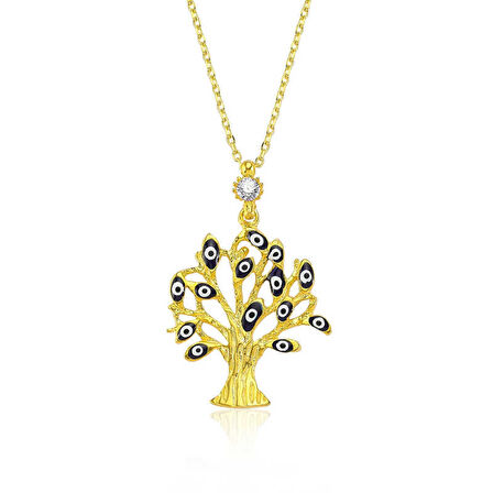 Gümüş Dilek Ağacı Kadın Kolye