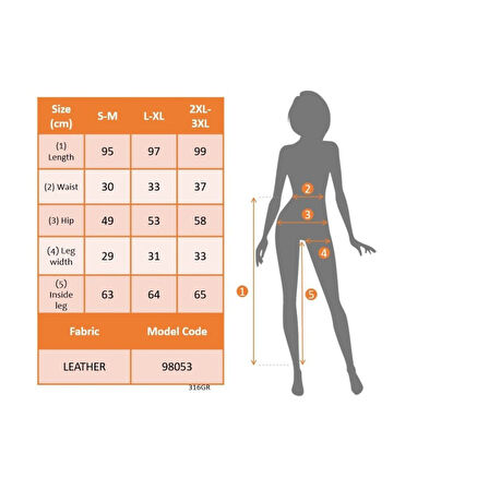 Lucky Life Kadın Yüksek Bel Lastikli Yan şerit Detaylı Deri Pantolon