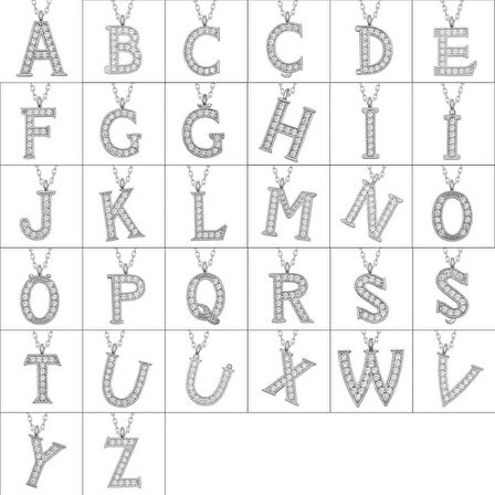 Gümüş Rodyum C Harfi Kadın Kolye