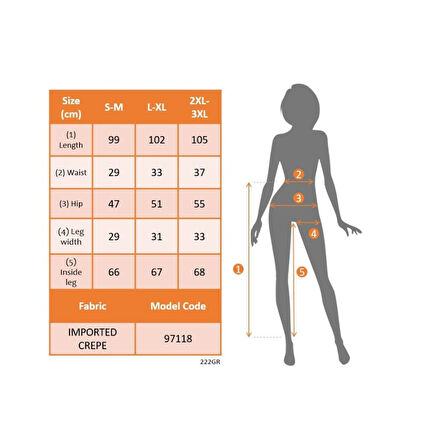Lucky Life Kadın Yüksek Bel çapraz şerit Detaylı Ithal Krep Pantolon