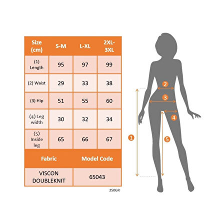 Lucky Life Kadın Yüksek Bel File Detaylı Dar Kesim Viskon Iki Iplik Pantolon