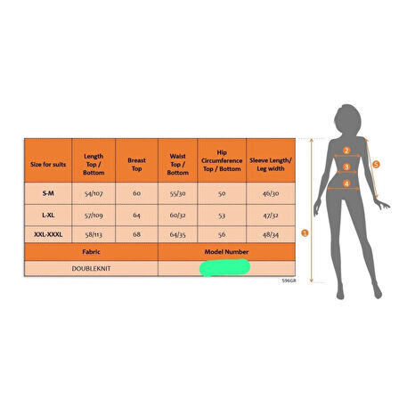 Lucky Life Kadın Uzun Kollu Nope Baskılı Beli Ribanalı Ikili Takım