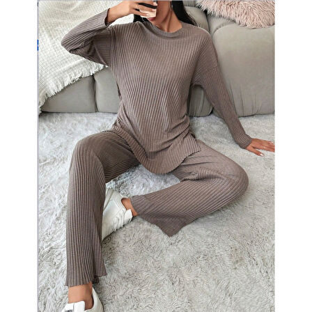 Lucky Life Kadın  Uzun Kollu Kaşkorseikili Takım