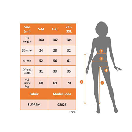 Lucky Life Kadın Yüksek Bel Desenli Lastikli Süprem Pantolon