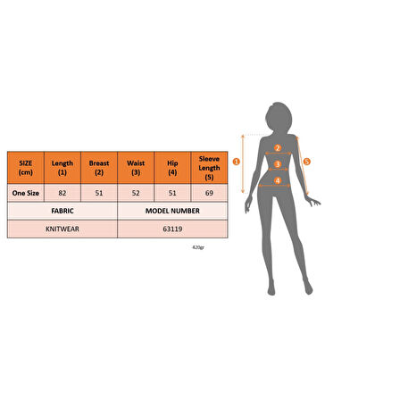 Lucky Life Kadın  Uzun Kollu Yarı Balıkçı Yaka Triko Bluz