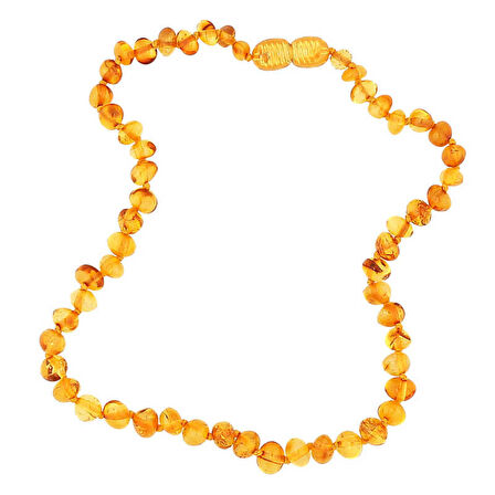 Lucky Life  Bebek Damla Kehribar Diş Kolye