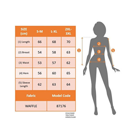 Lucky Life Kadın Uzun Kollu Kapşonlu önü Düğmeli Ve Bağcıklı Waffle Bluz