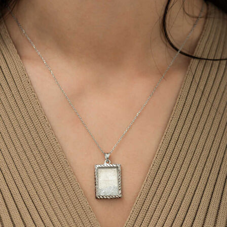 ​Gümüş Fatiha Ve Esma’ül Hüsna Yazılı Kolye