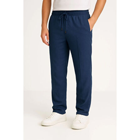 Lucky Life Erkek Keten Pantolon