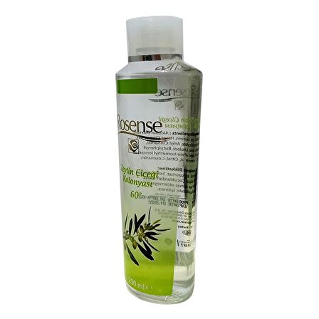 Rosense Zeytin Kolonyası Çiçeği Kolonyası 60 Derece Pet Şişe 250 ml