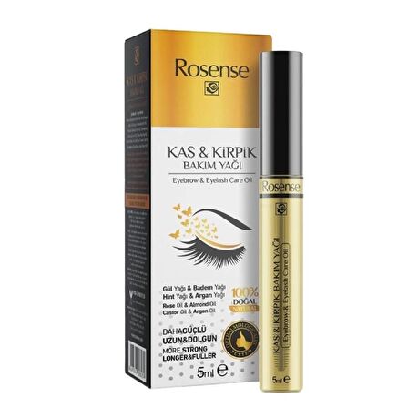 Rosense Kaş Kiprik Yağı 5 Ml %100 Doğal