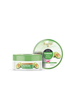 Rosense Body Butter Avokado & Gül - 150ml (nemlendirici)