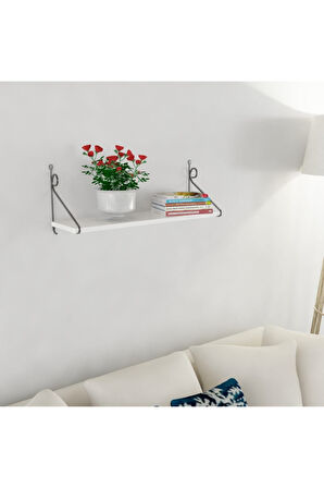 Decormet Seramoni Raf Seti 1 Raflı 200*720 Beyaz