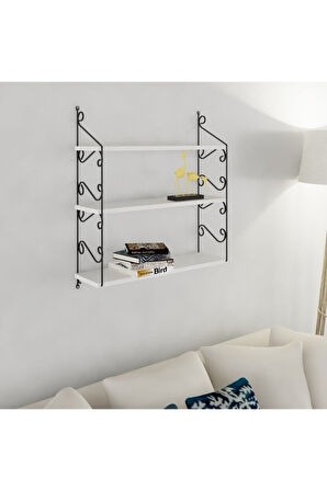 Decormet Seramoni Raf Seti 3 Raflı 200*720 Beyaz