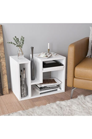 Decormet Abies Sehpa Beyaz