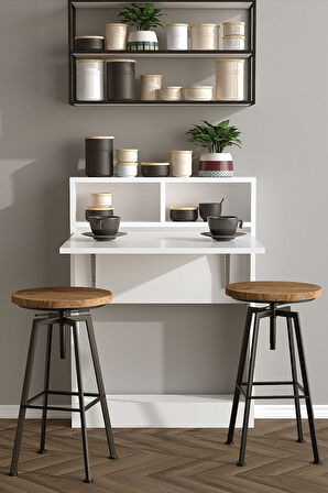 Decormet Bracked Çok Fonksiyonlu Masa Beyaz