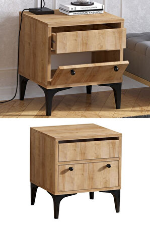 Decormet Orabella Komodin Safir Meşe