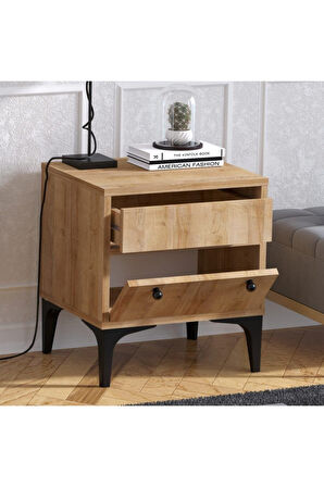 Decormet Orabella Komodin Safir Meşe