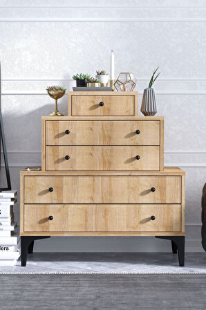 Decormet Gobi Şifonyer Safir Meşe