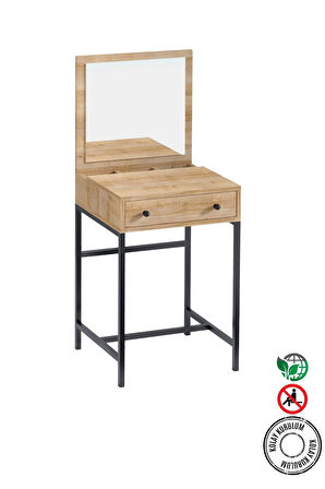Decormet Mary Mini Makyaj Masası Safir Meşe