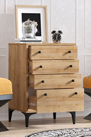 Decormet Holy Şifonyer Safir Meşe