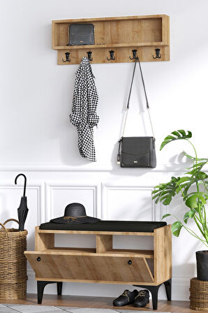 Decormet Lena Ayakkabılık Safir Meşe - Dec-20035