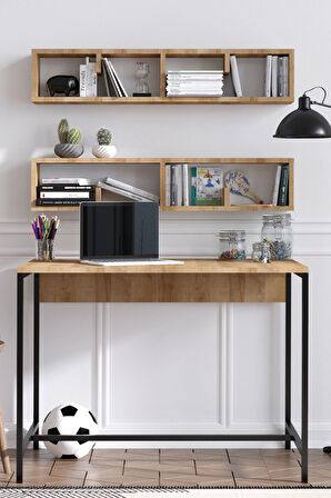 Decormet Penny Çalışma Masası Safir Meşe