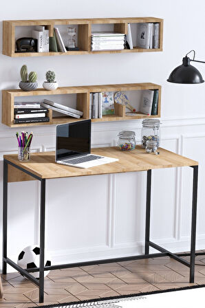 Decormet Penny Çalışma Masası Safir Meşe