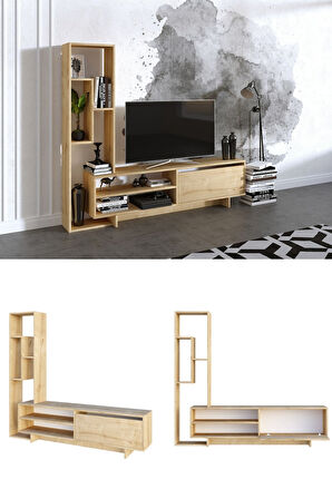 Decormet Larissa Tv Ünitesi Safir Meşe