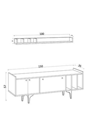 Decormet Rigel Tv Ünitesi Dec0021