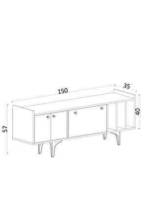 Decormet Antares Tv Sehpası Dec0030