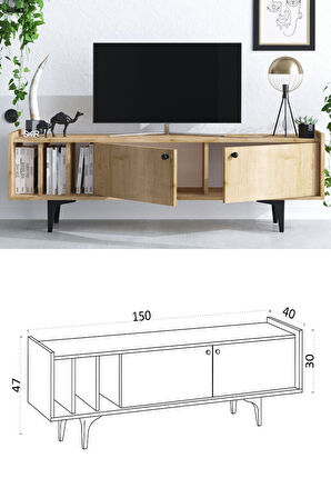 Decormet Alya Tv Sehpası Dec0040
