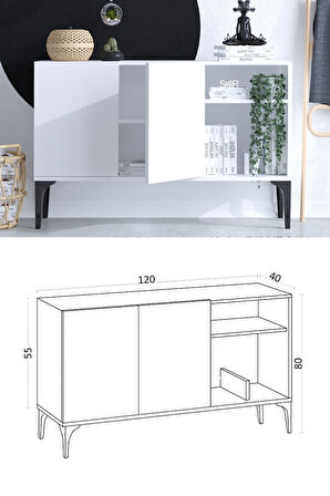 Decormet Galaxy Konsol Dec0075