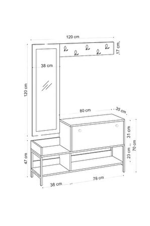 Decormet Lopp Ayakkabılık Dec0006