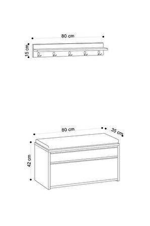 Decormet Dory Ayakkabılık Dec0010