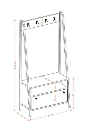 Decormet Wendy Vestiyer Dec0093