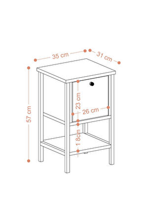 Decormet Kate Sehpa Dec0102